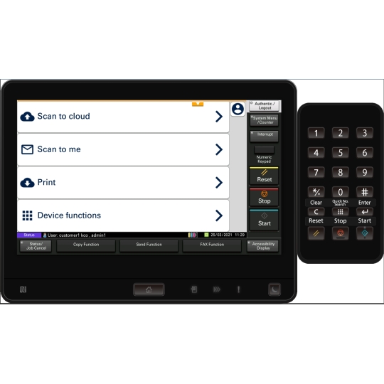 businessmen in a factory