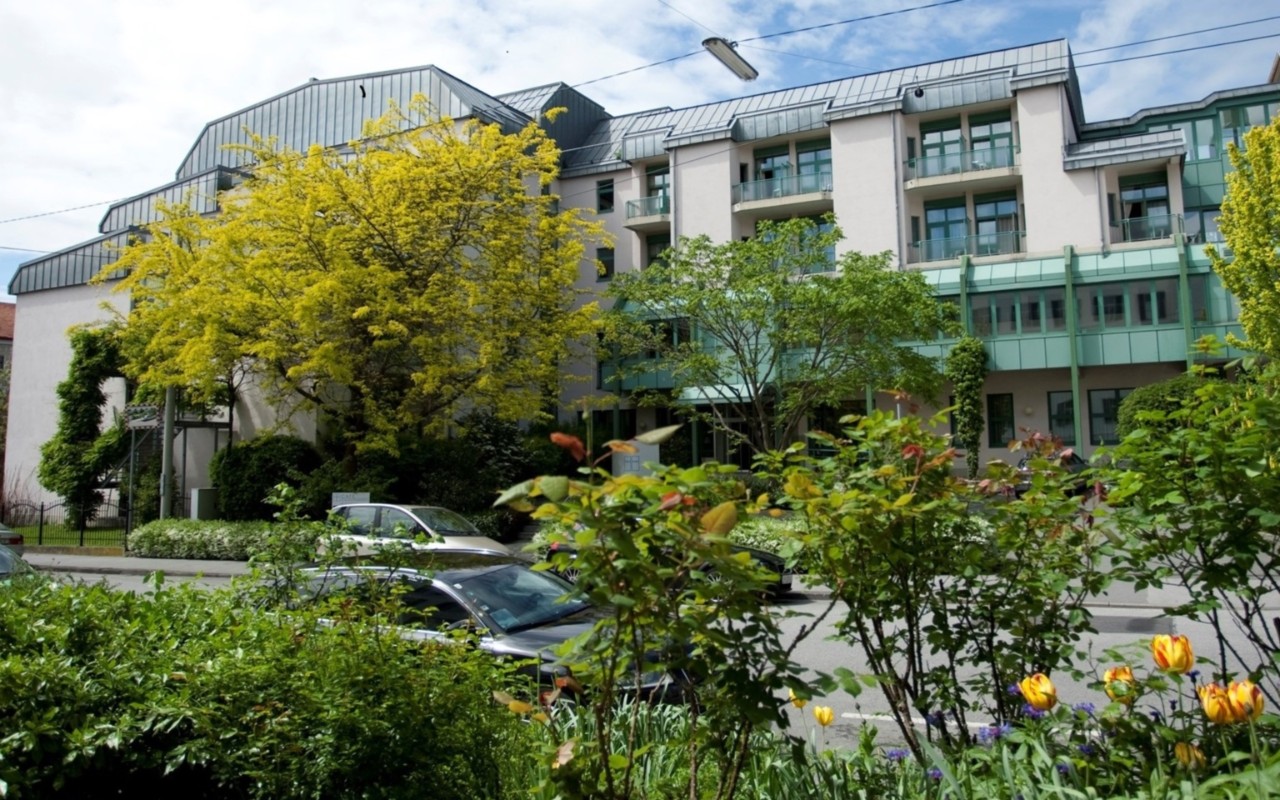 Das Gebäude der Privatklinik Kreuzschwestern in Graz